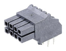 MOLEX 44764-0801 Rectangular Connector, Micro-Fit 3.0 BMI Series, 8 Contacts, Receptacle, 3 mm, Through Hole