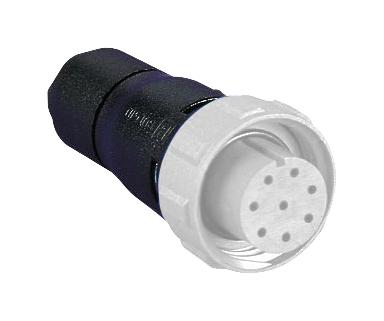 Bulgin Limited PX0410/06S/6065 PX0410/06S/6065 Circular Connector Buccaneer 400 Series Straight Plug 6 Contacts