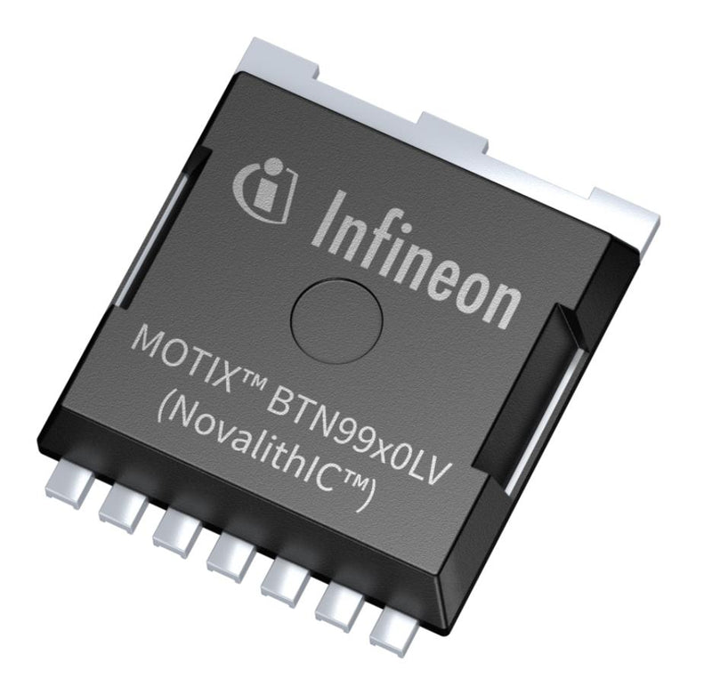 INFINEON BTN9990LVAUMA1 Motor Driver, DC Brush, 1 Outputs,  8 V to 18 V, PG-HSOF-7, -40 &deg;C to 150 &deg;C SP003484388, BTN9990LV