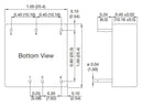 XP Power JSM2524D15 JSM2524D15 Isolated Through Hole DC/DC Converter ITE 2:1 25 W 2 Output 15 V 840 mA