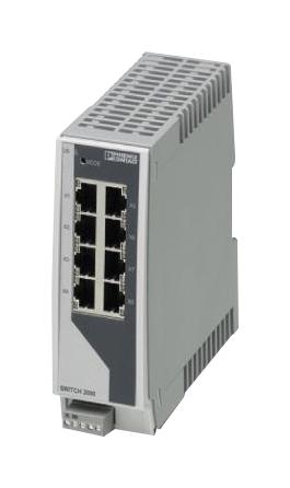 PHOENIX CONTACT 2702324 Switch, 8 Ports, Industrial, Ethernet, DIN Rail, RJ45 x 8, 10Mbps, 100Mbps GTIN UPC EAN: 4055626128917 FL SWITCH 2008