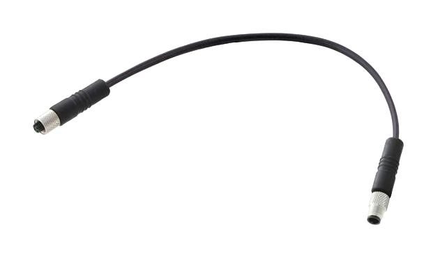 HARTING 2.13403E+13 Sensor Cable, A Coded, M5 Plug, M5 Receptacle, 3 Positions, 2 m, 6.6 ft