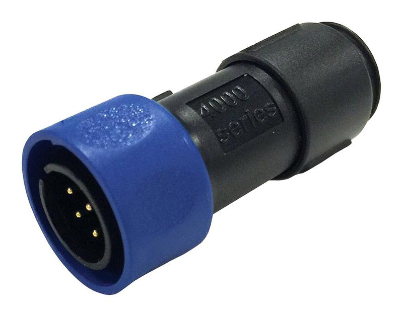 BULGIN LIMITED PXP4010/08S/6570 Circular Connector, Buccaneer 4000 Series, Straight Plug, 8 Contacts