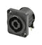 Rean RLS4MDZ-H RLS4MDZ-H Speaker / Loudspeaker Audio Connector R/A FG-Series 4 Contact Receptacle