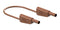 Staubli 66.2010-05027 66.2010-05027 Banana Test Lead 4mm Stackable Plug Shrouded