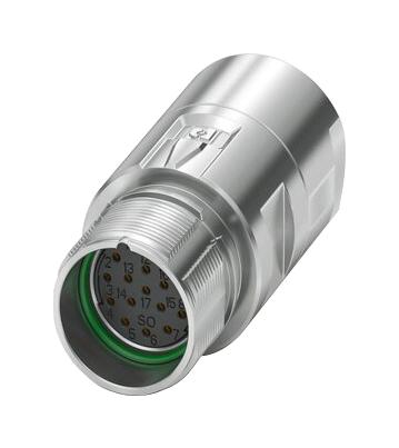 PHOENIX CONTACT 1629109 Sensor Connector, M23 PRO Series, M23, Female, 17 Positions, Crimp Socket - Contacts Not Supplied M23-17S1N8A9004S