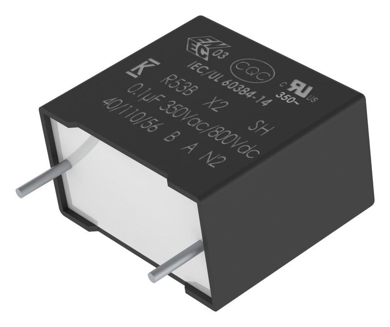 Kemet R53BI347050S0M R53BI347050S0M Safety Capacitor Metallized PP Radial Box - 2 Pin 0.47 &Acirc;&micro;F &plusmn; 20% X2 Through Hole