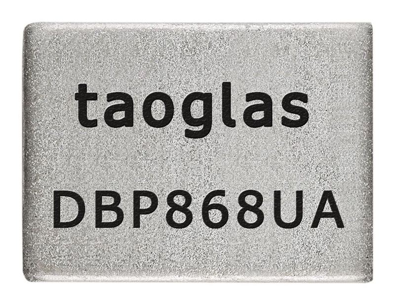 Taoglas DBP.868.U.A.30 DBP.868.U.A.30 RF Filter Band Pass 868MHz SMD GPS L1/L2 and L1/L5