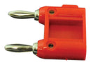 Mueller Electric BU-P1330-2. BU-P1330-2. Banana Test Connector Plug Cable Mount 15 A 5 kV Nickel Plated Contacts Red