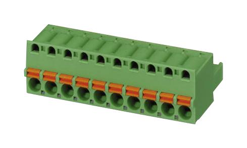 PHOENIX CONTACT FKC 2,5/ 3-ST Pluggable Terminal Block, 5 mm, 3 Ways, 24AWG to 12AWG, 2.5 mm&sup2;, Push In, 10 A 1910364, GTIN UPC EAN: 4017918175146