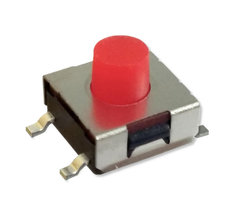 Multicomp PRO MPTSHW-69R-V MPTSHW-69R-V Tactile Switch SPST-NO Top Actuated Through Hole Round Button 260 gf 50mA at 12VDC New