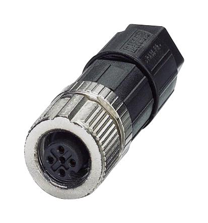 PHOENIX CONTACT 1424655 Sensor Connector, M12 Push-In, M12, Female, 4 Positions, Push In Socket, Straight Cable Mount GTIN UPC EAN: 4055626375823 SACC-M12FS-4PL M