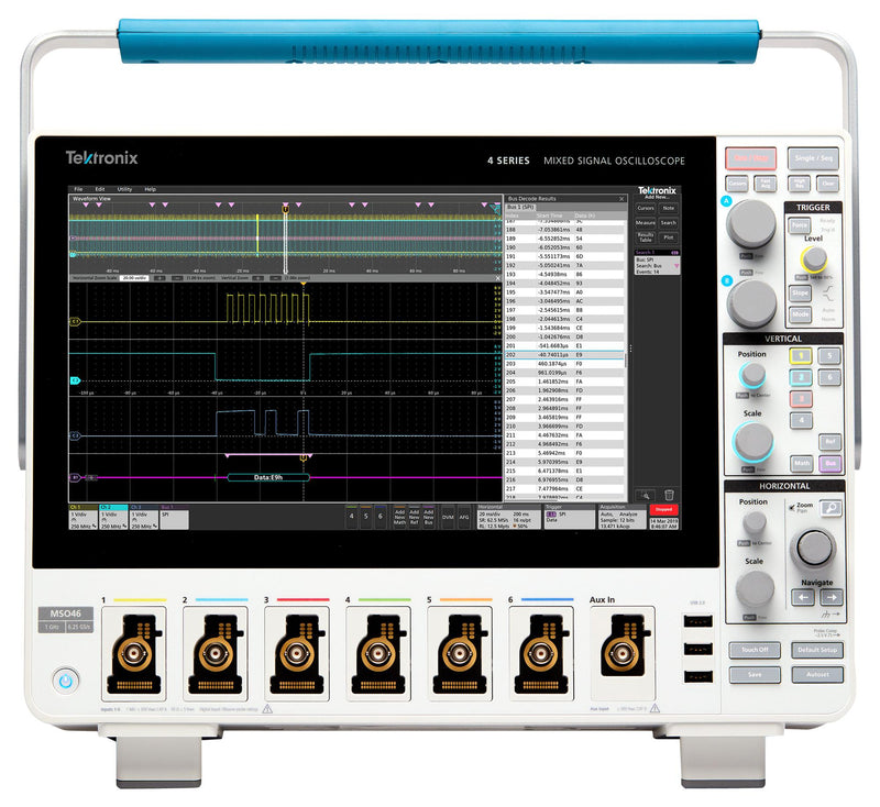 Tektronix MSO46 4-BW-350 MSO46 4-BW-350 MSO / MDO Oscilloscope 4 Series 6 Analogue 48 Digital 350 MHz 6.25 Gsps