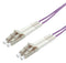 ROLINE 21.15.8753 Fibre Optic Jumper Cable, Multimode, LC Duplex, 50&micro;m / 125&micro;m, 2 Fibres, 3 m Length