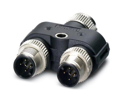 Phoenix Contact SAC-5PY-F/2XM VP SH SAC-5PY-F/2XM SH Sensor Splitter Y - Style Panel Mount 5 Position M12 Receptacle 2 x Plug