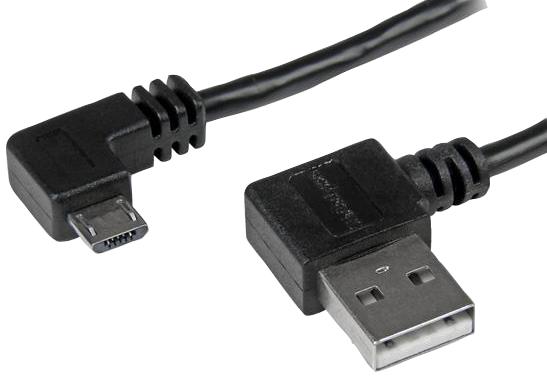 STARTECH USB2AUB2RA2M USB Cable, Type A Plug to Micro Type B Plug, 2 m, 6.6 ft, USB 2.0, Black GTIN UPC EAN: 0065030862424