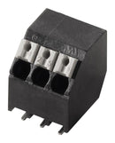 WEIDMULLER 1473330000 Wire-To-Board Terminal Block, 3.5 mm, 4 Ways, 24 AWG, 16 AWG, 1.5 mm&sup2;, Push In LSF-SMD 3.50/04/135 SN BK RL