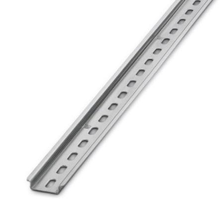 Phoenix Contact NS 35/ 75 AL PERF 2000MM NS Perf 2000MM DIN Mounting Rail Perforated Terminals 2 m 7.5 mm 35 Aluminium