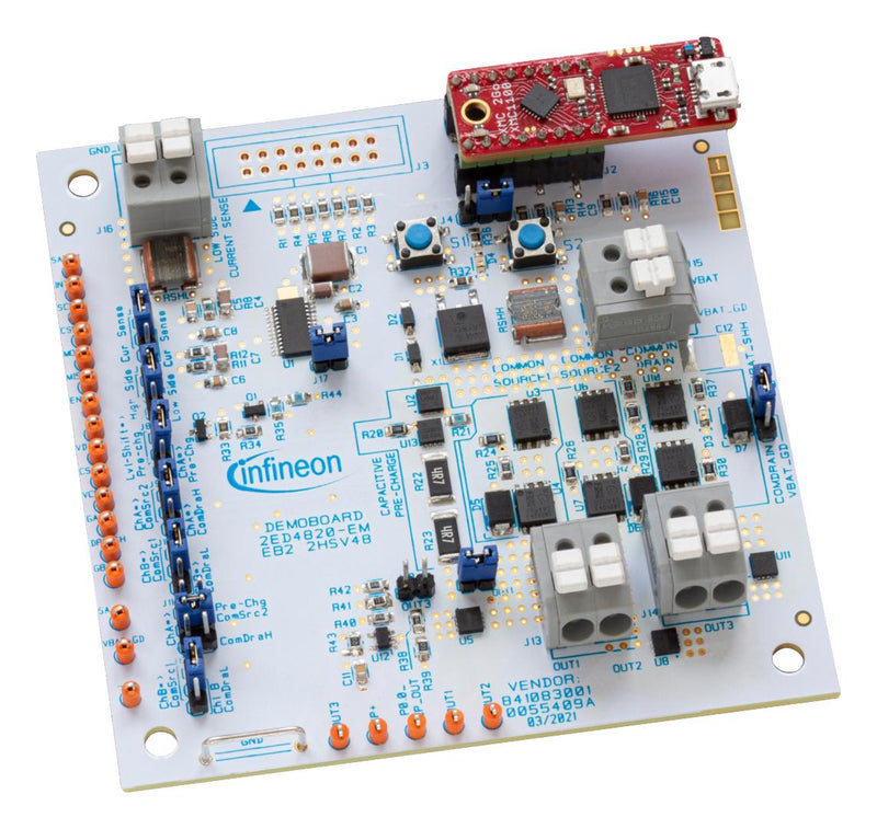 Infineon 2ED4820EB22HSV48TOBO1 2ED4820EB22HSV48TOBO1 Evaluation Board 2ED4820-EM Power Management High Side Switch