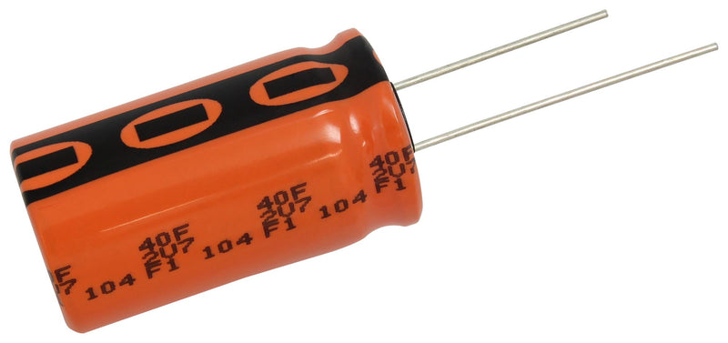 Vishay MAL222091001E3 MAL222091001E3 Supercapacitor Edlc 40 F 2.7 V Radial Leaded -20% +50% 7.5 mm 2000 Hours @ 85&deg;C