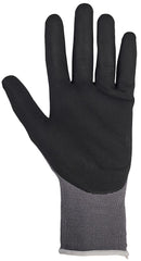 Pawa PG10163 PG10163 Nitrile Dipped Palm Gloves Black/Grey Large