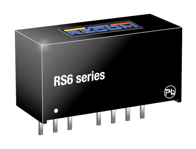 Recom Power RS6-0515D RS6-0515D Isolated Through Hole DC/DC Converter 2:1 6 W 2 Output 15 V 200 mA