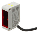 CARLO GAVAZZI LD30CNBI10BPA2IO Sensor, Photo, 1 m, Push Pull/NPN/PNP, Time of Flight, 10 to 30 VDC, Cable, LD30 Series