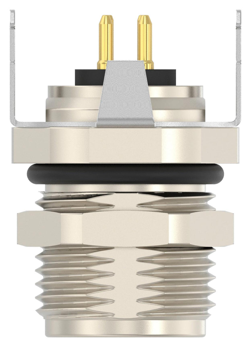 AMP - TE Connectivity T4040110044-000 T4040110044-000 Circular Connector SPE M8 Hybrid Panel Mount Receptacle 4 Contacts PCB Socket Threaded New