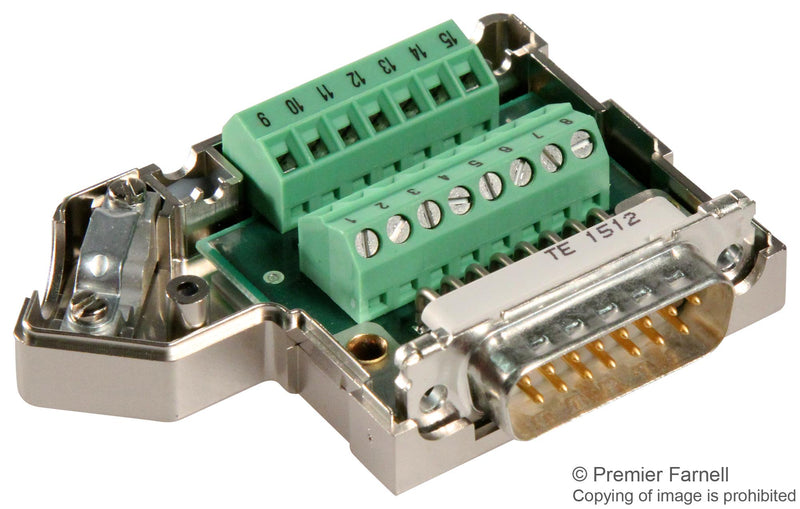 Phoenix Contact SUBCON 15/M-SH SUBCON 15/M-SH D Sub Connector Subcon Standard Plug 15 Contacts DA Screw