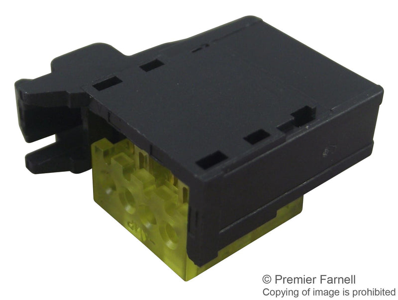 TE Connectivity 1473562-4 1473562-4 Rectangular Power Connector Yellow 4 Contacts Rits Cable Mount IDC / IDT 2 mm Plug