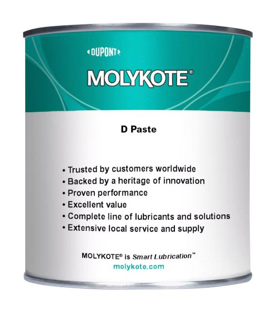 MOLYKOTE MOLYKOTE D, 50G Anti-Seize Paste, Mineral Oil Based, NLGI 2-3, Tube, 50g