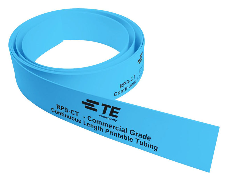 RAYCHEM - TE CONNECTIVITY TMS-CT-50M-3/16-OUT-6 Heat Shrink Tubing, 3:1, 0.187 ", 4.75 mm, Blue, 164 ft, 50 m