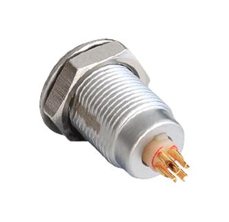 BULGIN LIMITED PPCEGG0004CLL Circular Connector, Push Pull X Series, Panel Mount Receptacle, 4 Contacts, Solder Socket