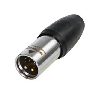 NEUTRIK NC10MX-TOP XLR Connector, 10 Contacts, Plug, Cable Mount, Gold Plated Contacts, Zinc Diecast Body