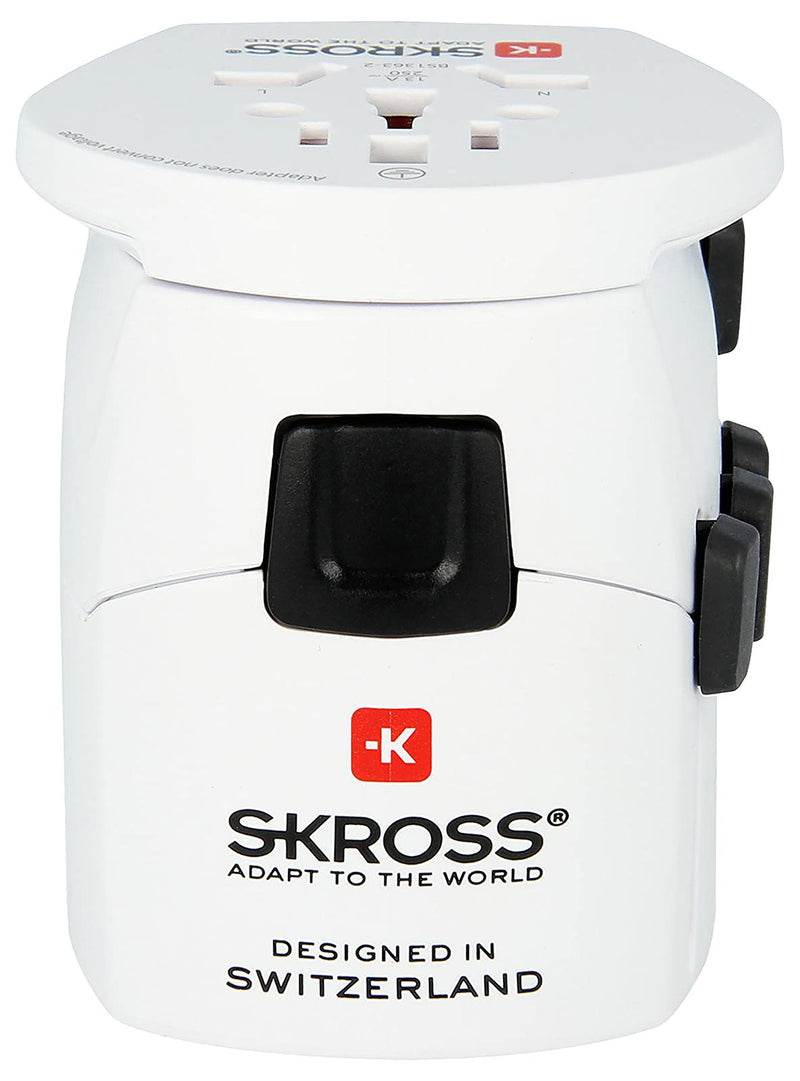 Skross 1.103180 1.103180 Travel Adapter PRO World 7A/250V New