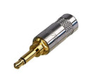 Rean NYS226G NYS226G Phone Audio Connector Mono 2 Contacts Plug 3.5 mm Cable Mount Gold Plated Zinc Body