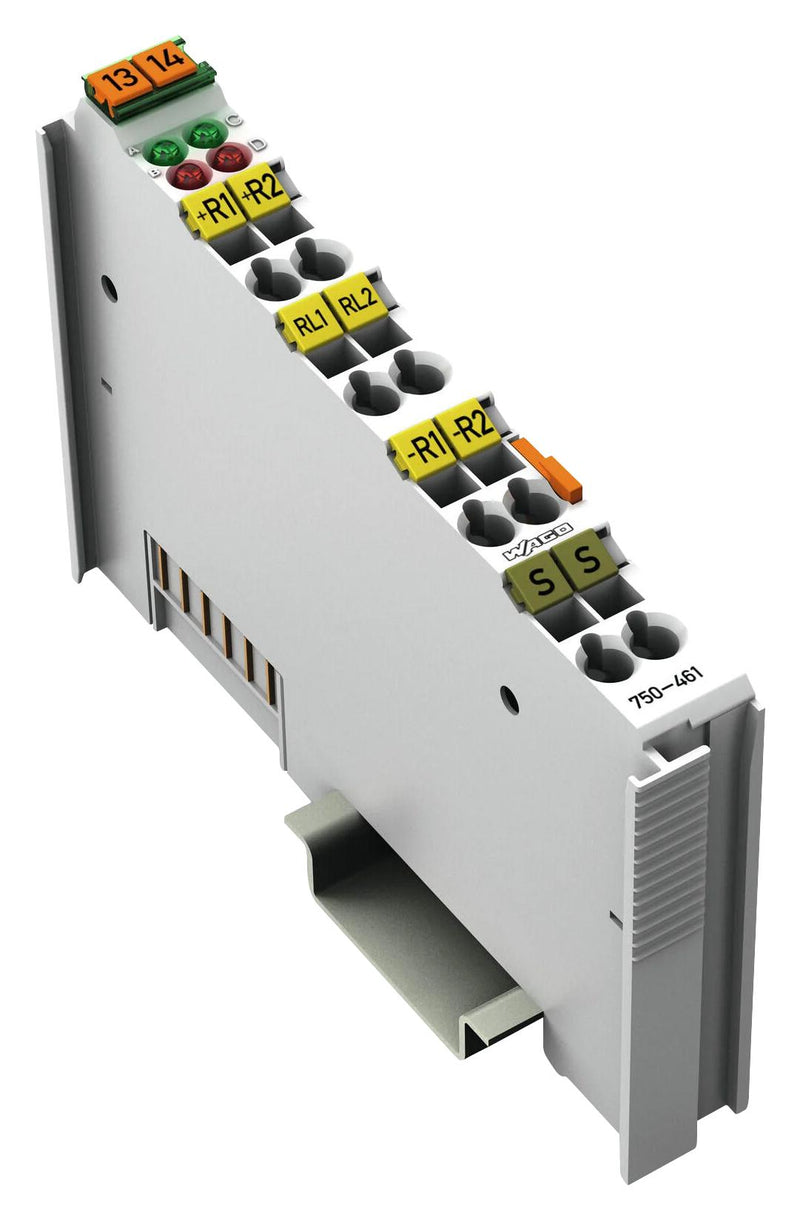 Wago 750-461. 750-461. Input Module Analog 2 Channel 80 mA 5 VDC DIN Rail IP20 750 Series New