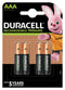 Duracell DX2400 P4 DU PRE DX2400 PRE Rechargeable Battery 1.2 V Nickel Metal Hydride 900 mAh AAA New