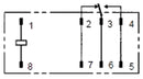 Omron Electronic Components G2RL-1E DC12 G2RL-1E DC12 Power Relay Spdt 12 VDC 16 A G2RL Through Hole Non Latching