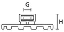 Hellermanntyton 151-02255 151-02255 Cable Tie Mount Adhesive Black Nylon 6.6 (Polyamide 6.6) 36 mm