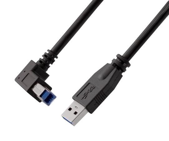 STEWART CONNECTOR SC-3ABRK001F USB CABLE, 3.0, A PLUG-RA B PLUG, 1FT