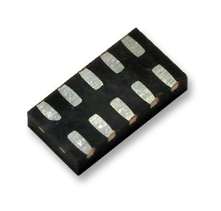 STMICROELECTRONICS ECMF4-2450A60N10 EMI Filter, 2-Channel, Common Mode, ESD Protection, High Speed Serial Lines, &micro;QFN-10