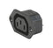 SCHURTER 3-144-640 IEC Power Connector, IP30, IEC F Outlet, 10 A, 250 VAC, Quick Connect, Flange Mount, 6600-3 Series