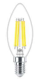 PHILIPS LIGHTING 9.29003E+11 LED Light Bulb, Clear Candle, E14 / SES, Warm White, 2700 K, Dimmable GTIN UPC EAN: 8719514355439