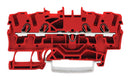 Wago 2002-1403 2002-1403 DIN Rail Mount Terminal Block 4 Ways 22 AWG 12 2.5 mm&Acirc;&sup2; Clamp 24 A New