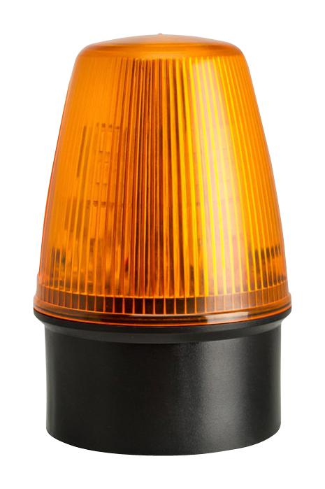 Moflash Signalling LED100-01-01 LED100-01-01 Beacon Continuous Flashing -25 &deg;C to 55 17 V 107 mm H LED100 Series Amber