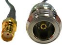 MOBILE MARK CA39/195-VY RF / Coaxial Cable Assembly, SMA Jack to N-Type Jack, RF-195, 50 ohm, 39 ", 990.6 mm