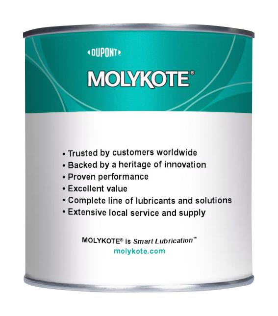 MOLYKOTE MOLYKOTE MICROSIZE, 1KG Fine Powder, Black, -185 &deg;C to 450 &deg;C, Can, 1kg