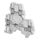 TE Connectivity 1SNK505210R0000 1SNK505210R0000 DIN Rail Mount Terminal Block 4 Ways 24 AWG 12 mm&Acirc;&sup2; Screw 29 A