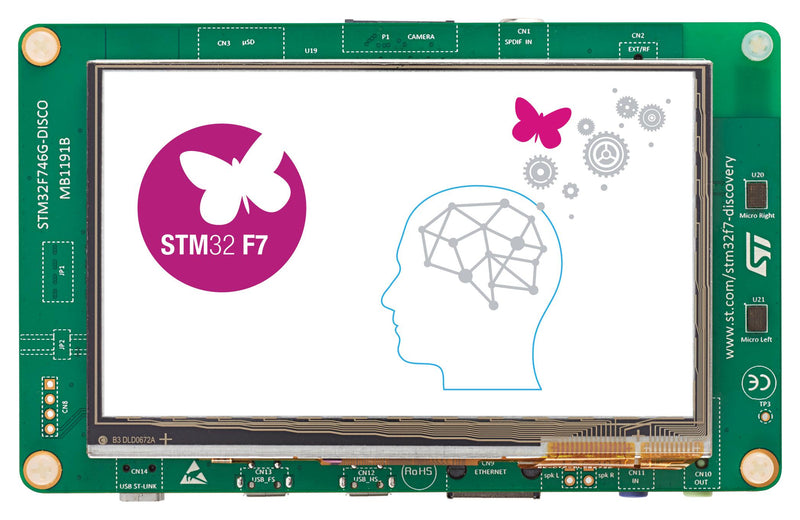 Stmicroelectronics STM32F746G-DISCO STM32F746G-DISCO Discovery Kit STM32F746NG MCU On-Board Debugger 4.3" Capacitive Touch LCD-TFT